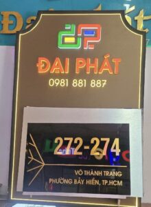 Bảng số nhà mica