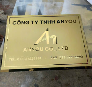 Bảng Tên Công Ty Quận 1 Bằng Inox